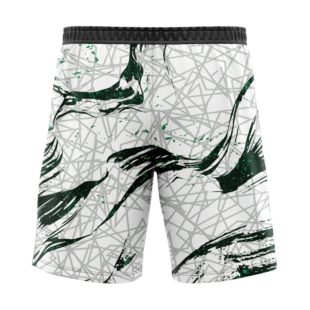 Emerald Grid Custom Volleyball Shorts - Summo Sports