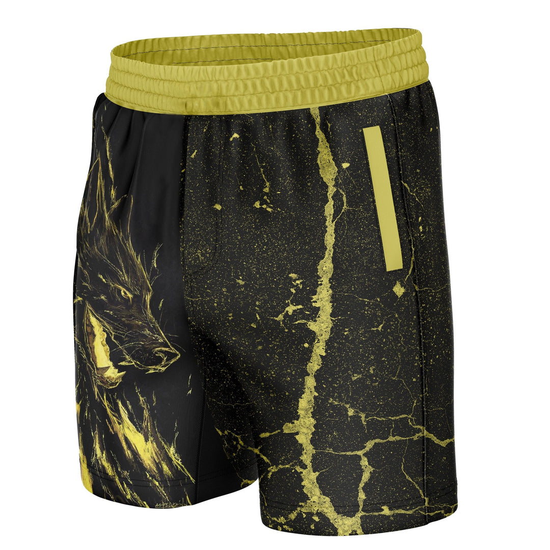 Fiery Wolf Men's Training Shorts - Summo Sports