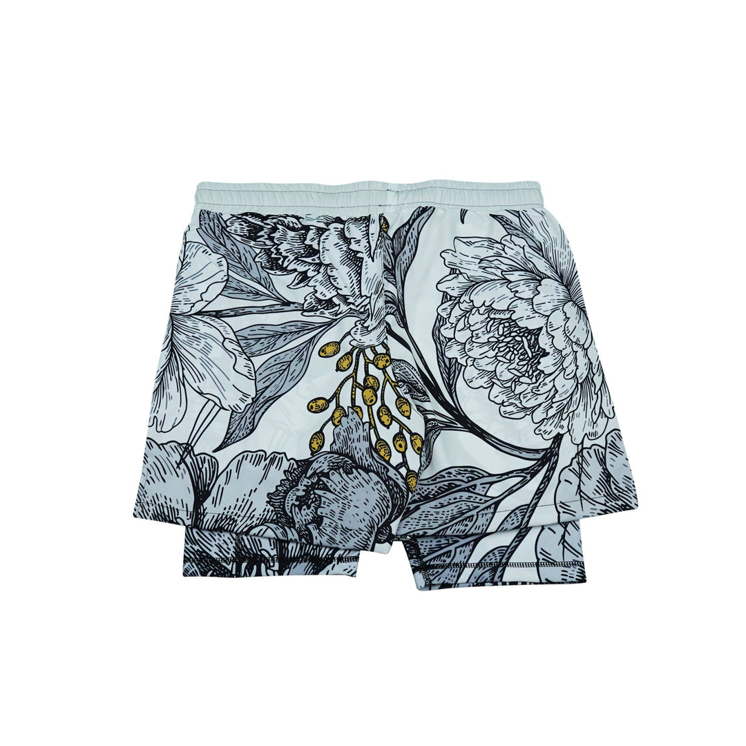 Floral Predator 2 In One Training Shorts - Summo Sports