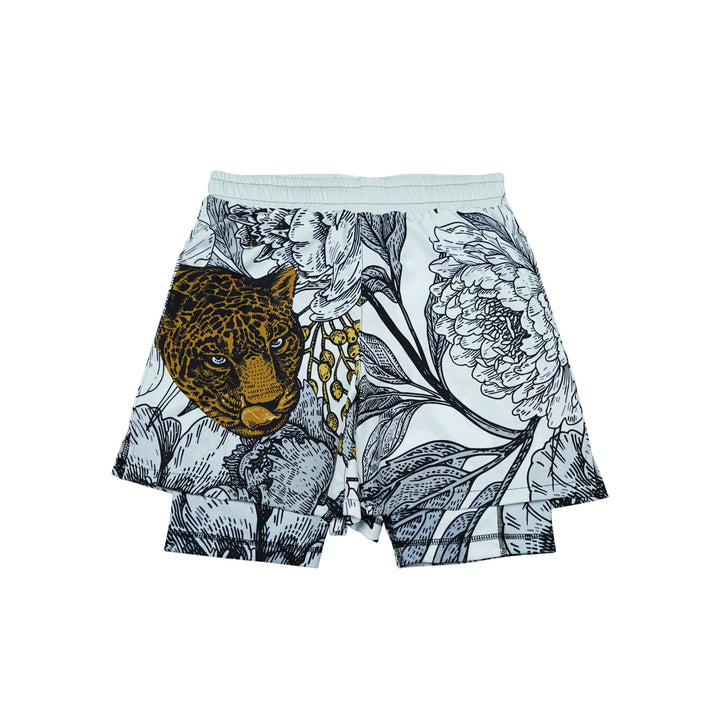 Floral Predator 2 In One Training Shorts - Summo Sports