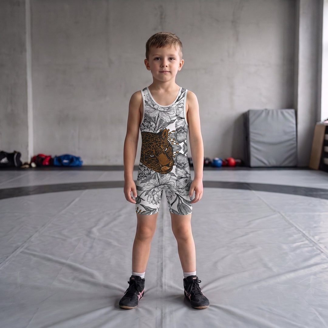 Floral Predator Premium Singlet - Summo Sports