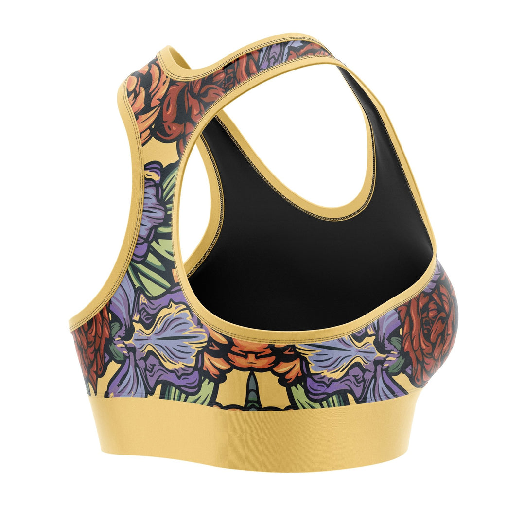 Floral Women Sports Bra - Summo Sports