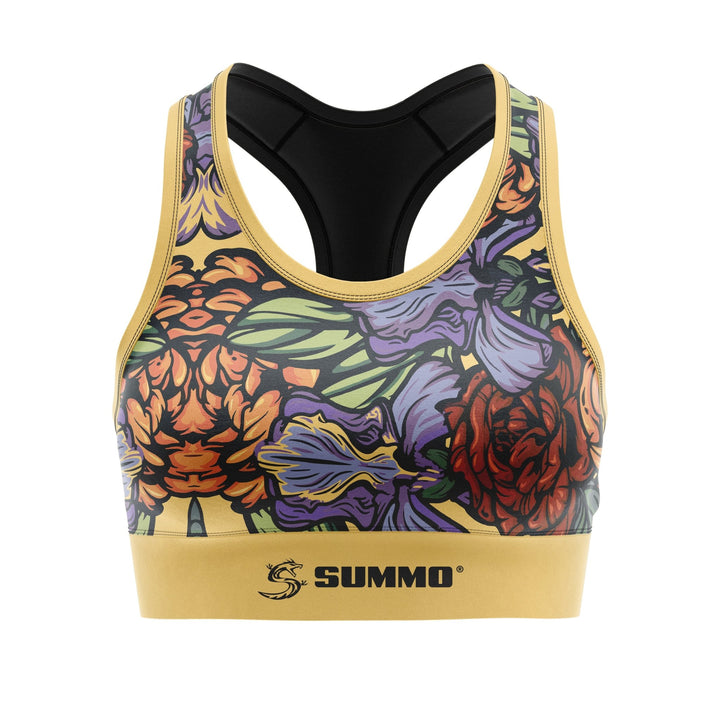 Floral Women Sports Bra - Summo Sports