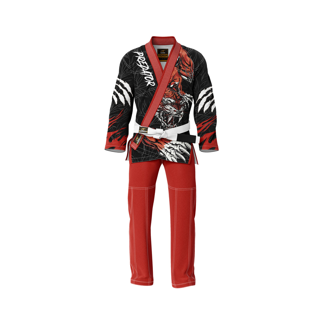 Crimson Predator All Over Printed BJJ Gi