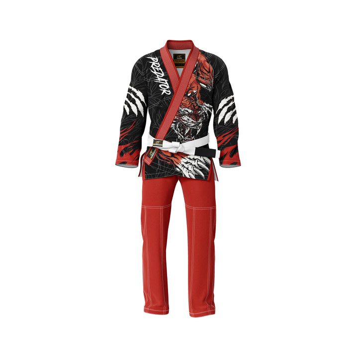 Crimson Predator All Over Printed BJJ Gi