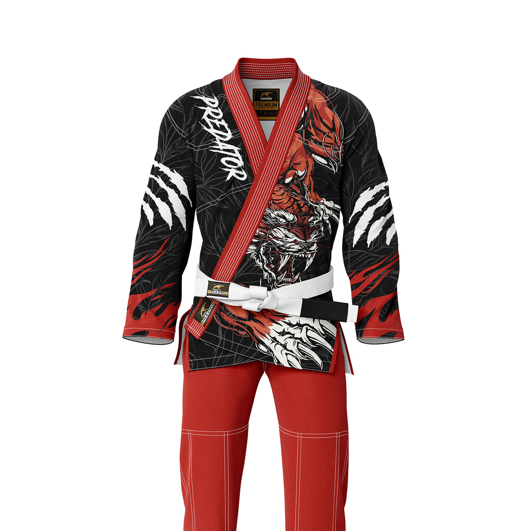 Crimson Predator All Over Printed BJJ Gi