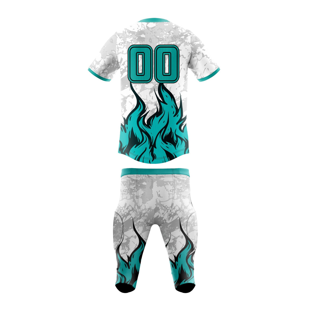Frostfire Surge American Football Uniform - Summo Sports