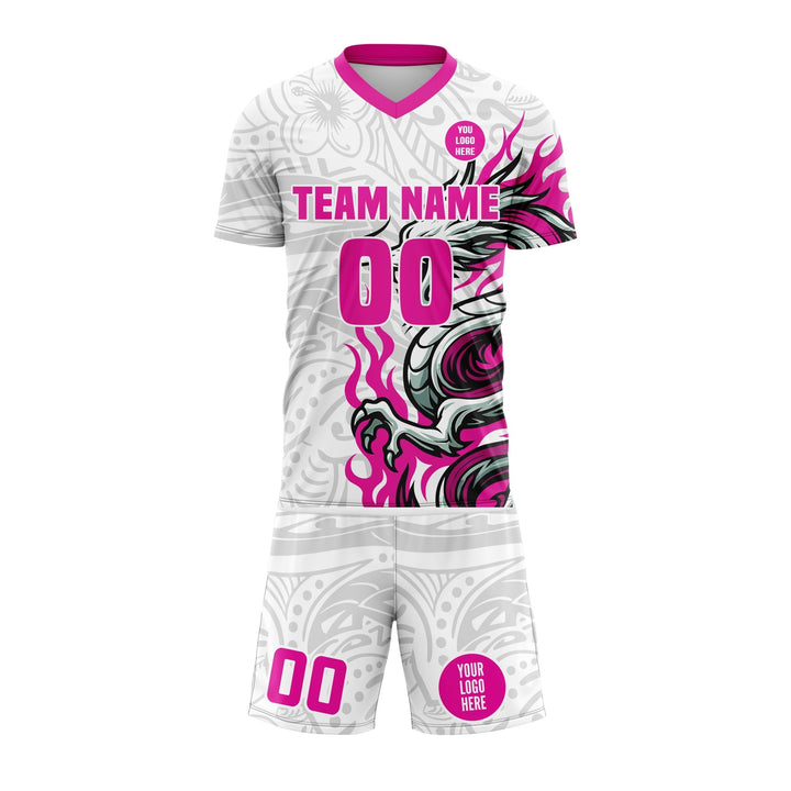 Fuchsia Fury Custom Soccer Uniform - Summo Sports