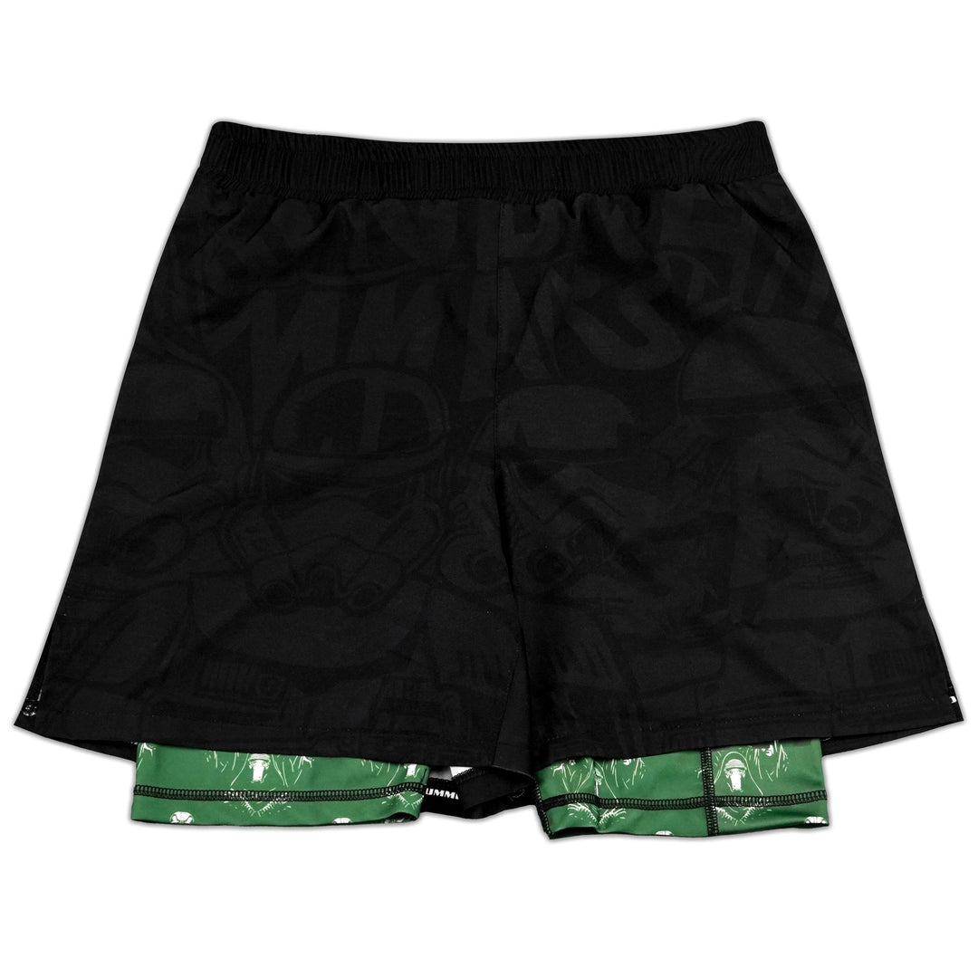 Galactic Defender 2 In One Training Shorts - Summo Sports