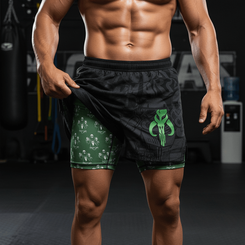 Galactic Defender 2 In One Training Shorts - Summo Sports
