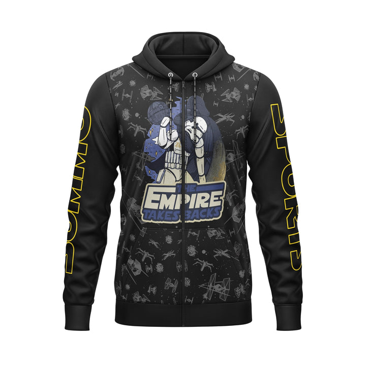 Galactic Grapplers Full - Print Zipper Hoodie For Men/Women - Summo Sports