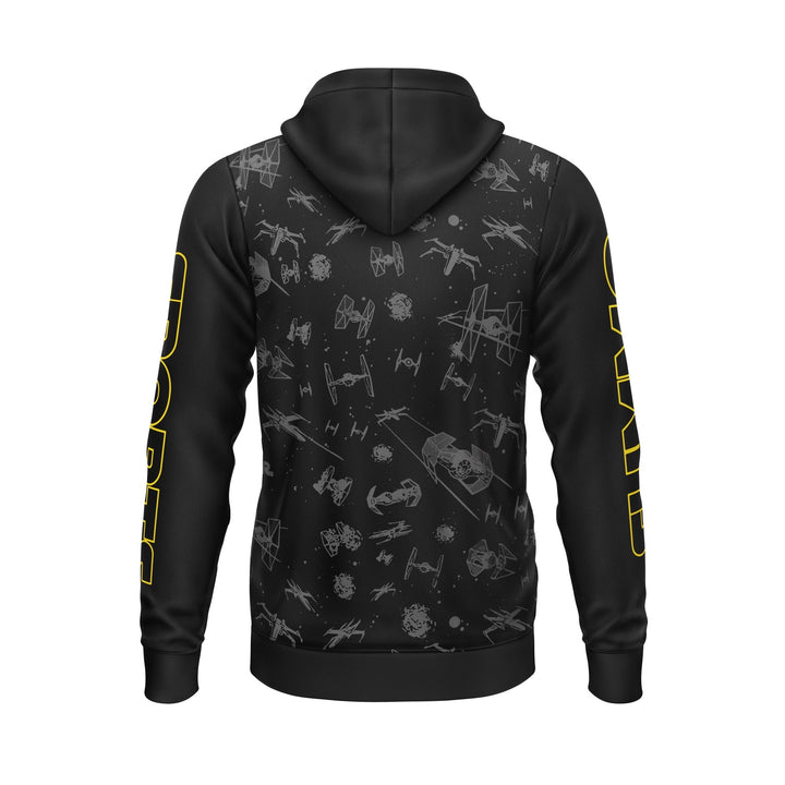 Galactic Grapplers Full - Print Zipper Hoodie For Men/Women - Summo Sports