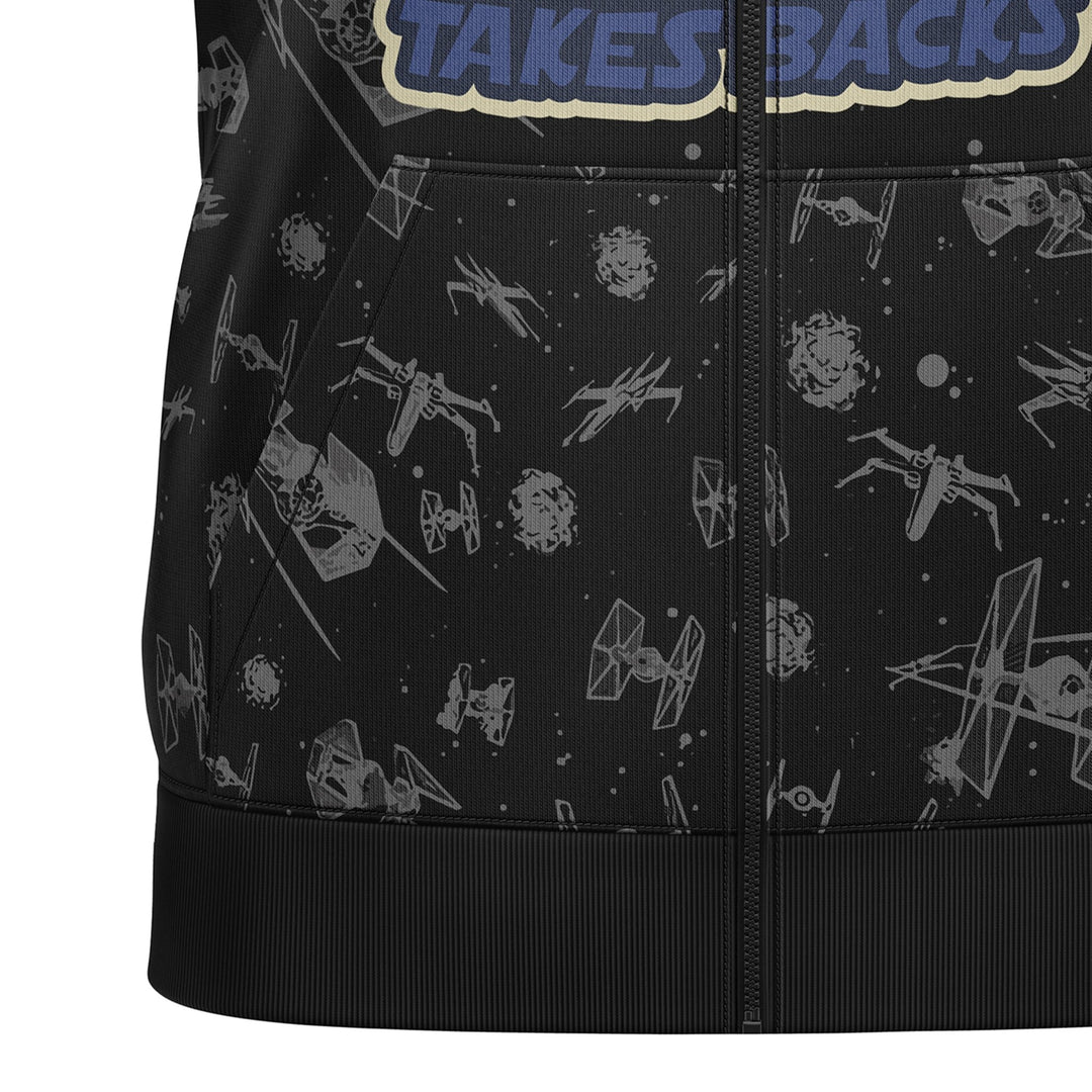 Galactic Grapplers Full - Print Zipper Hoodie For Men/Women - Summo Sports