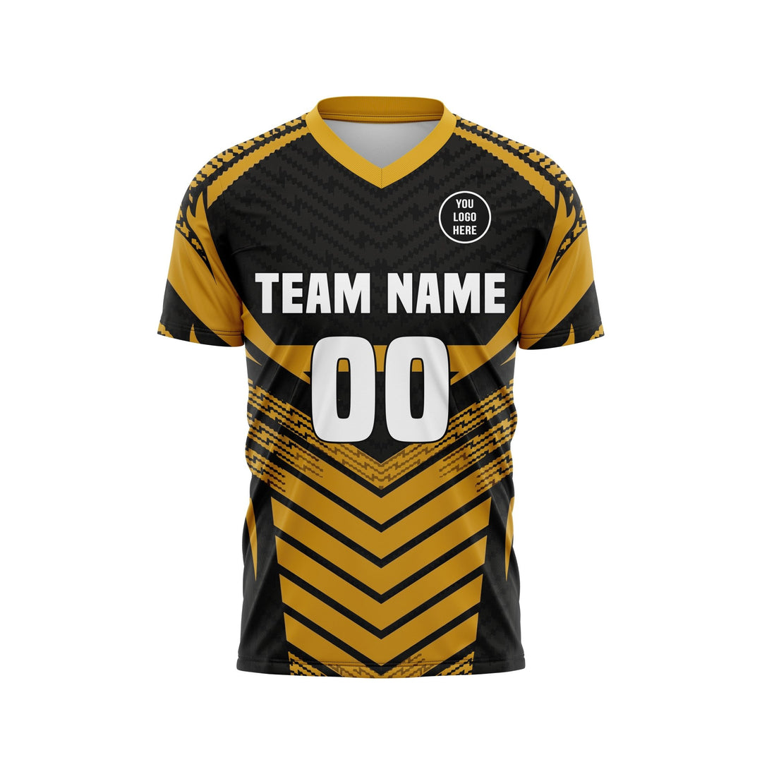 Gilded Blitz Custom Soccer Jersey - Summo Sports