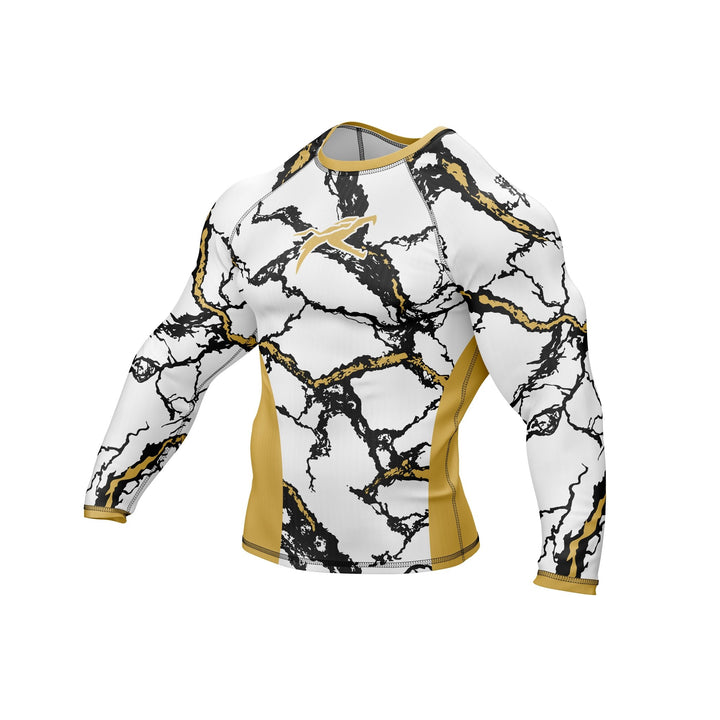 Gilded Marble Premium Bjj Rash Guard For Men/Women - Summo Sports