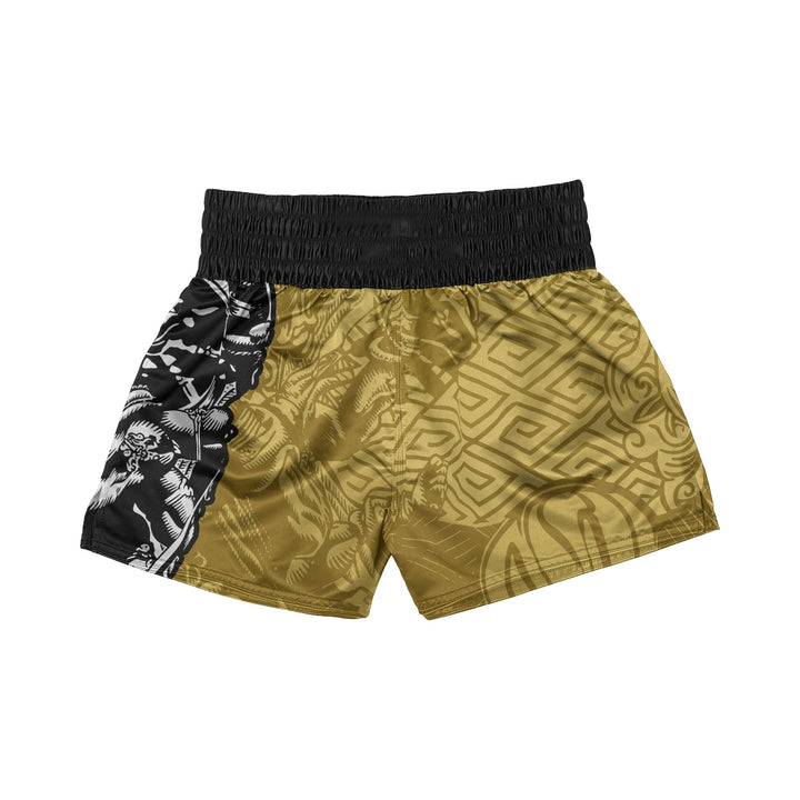Golden Asura Muay Thai Shorts - Summo Sports