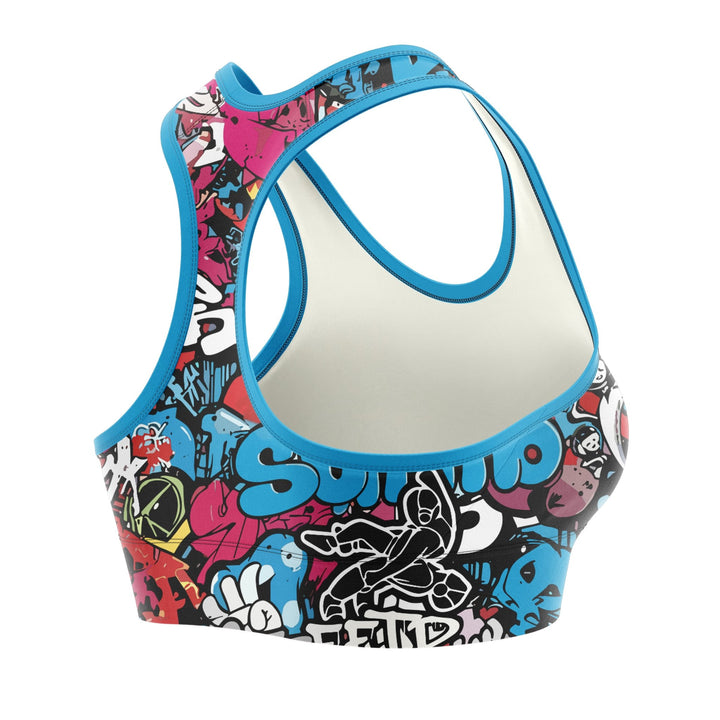 Graffiti Grip Women Sports Bra - Summo Sports
