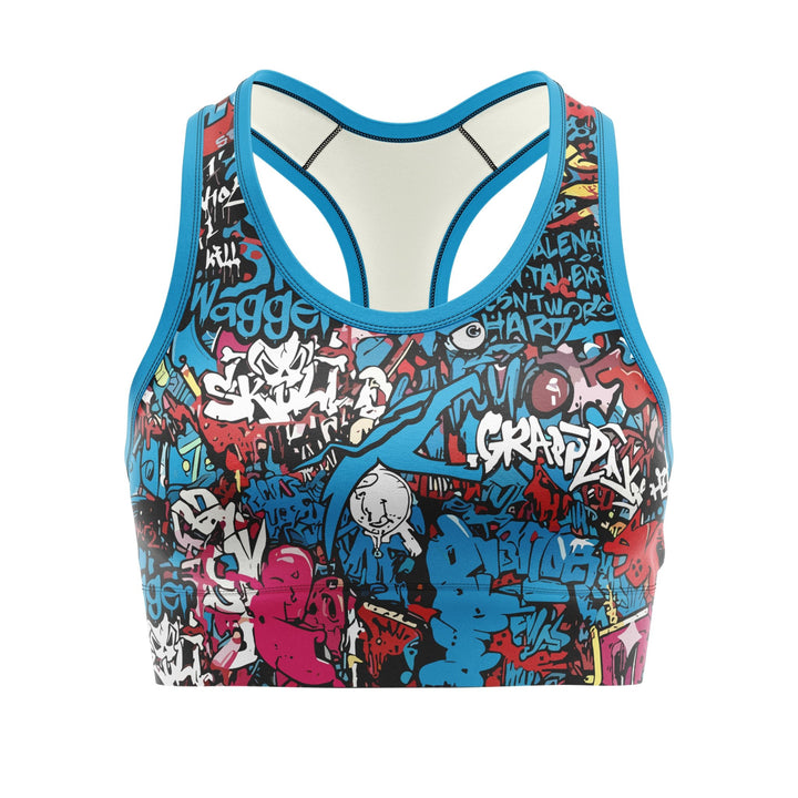 Graffiti Grip Women Sports Bra - Summo Sports