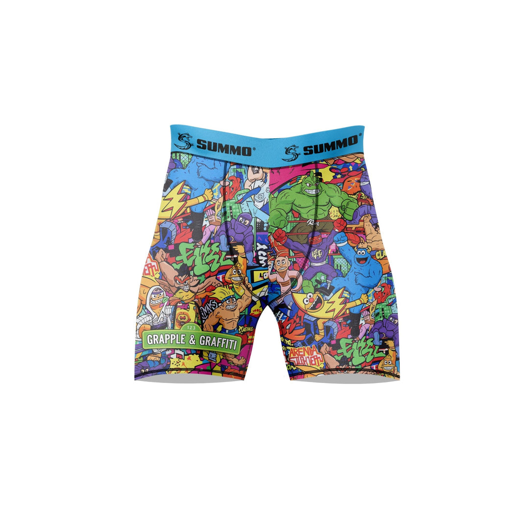 Graffle Wrestling Compression Shorts for Men/Women - Summo Sports