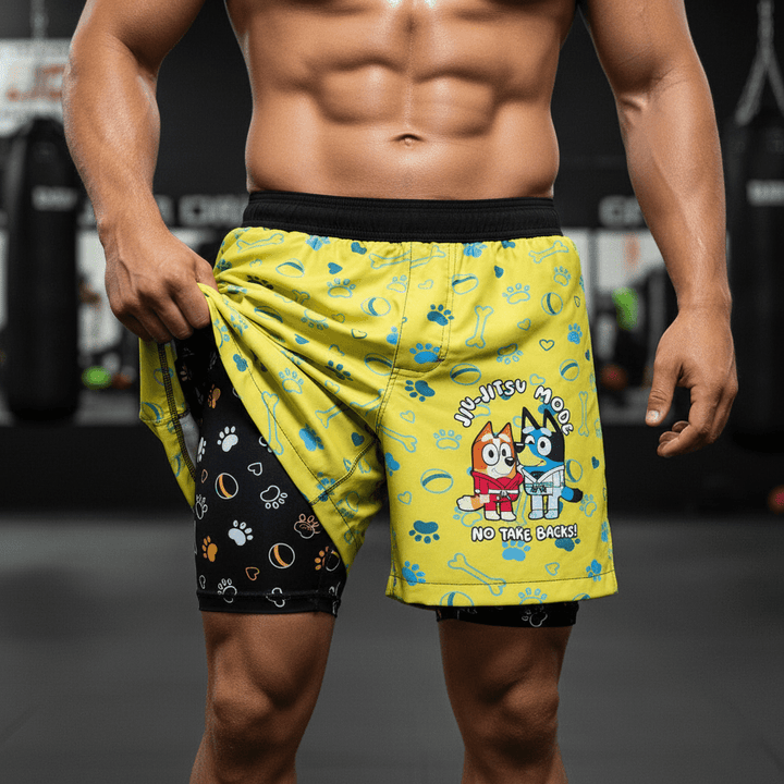 Grapple Heeler 2 In One Training Shorts - Summo Sports