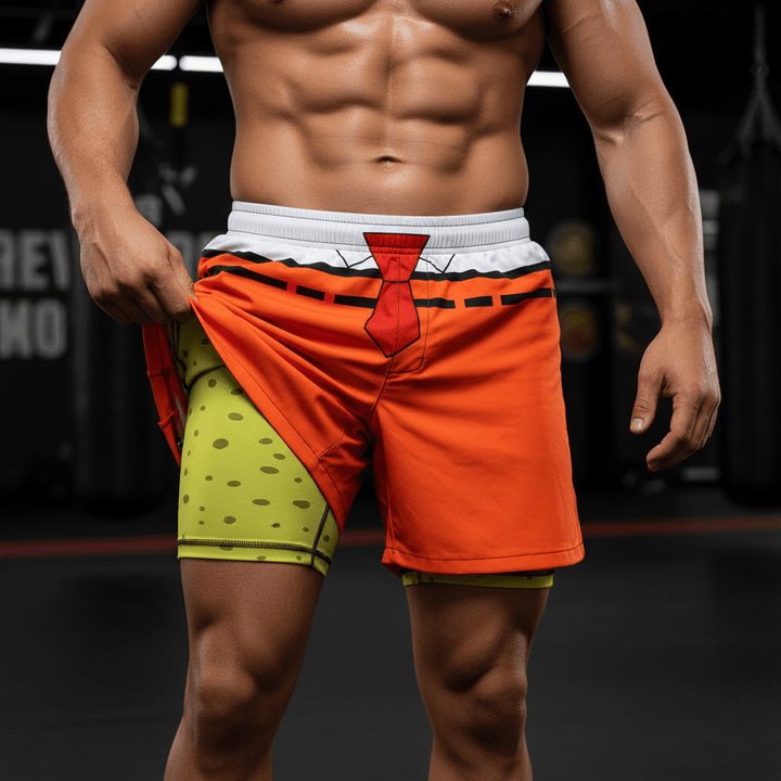 GrappleBob 2 In One Training Shorts - Summo Sports
