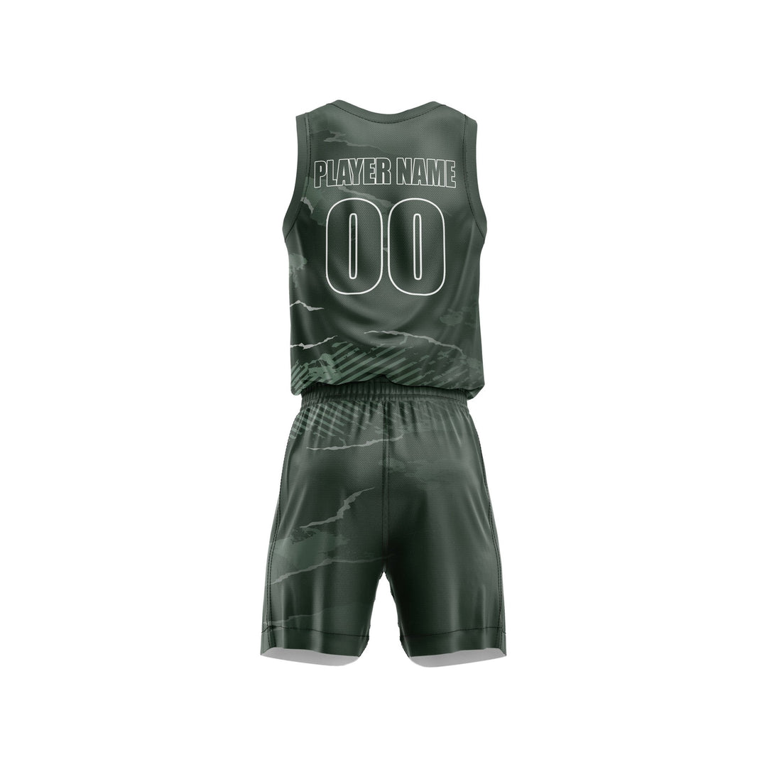 Grey Phantom Custom Basketball Uniform - Summo Sports
