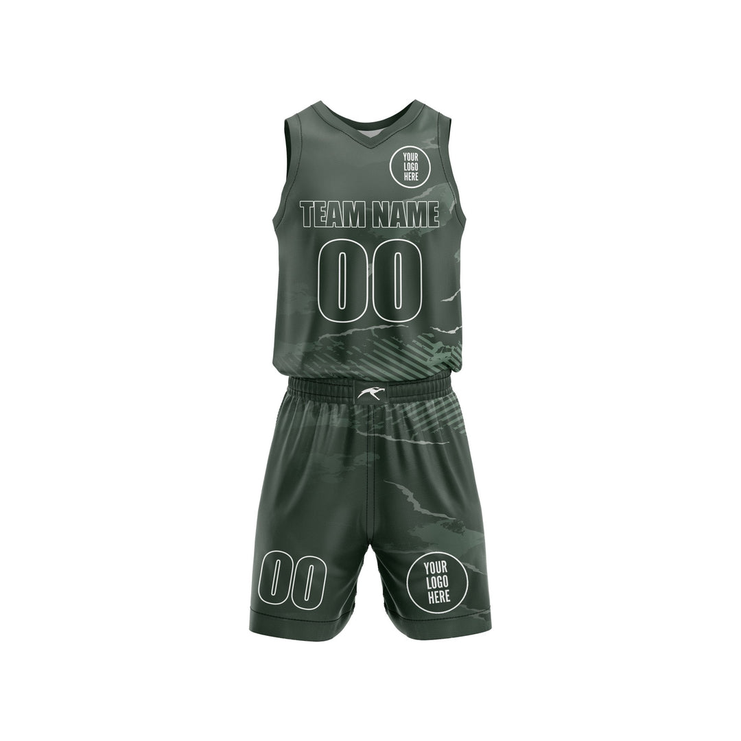 Grey Phantom Custom Basketball Uniform - Summo Sports