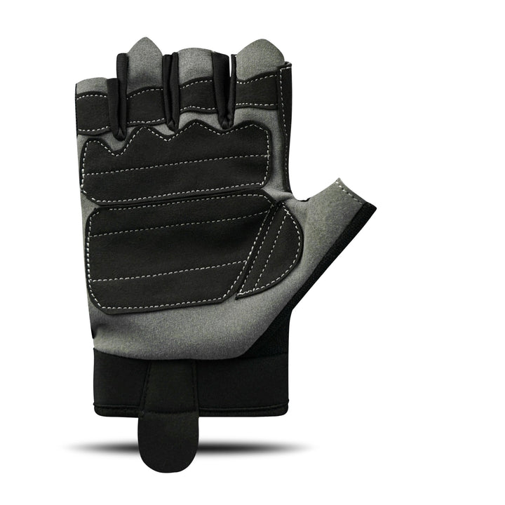 Grey Suede Palm Weightlifting Gym Gloves - Summo Sports