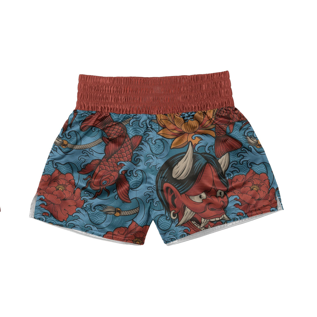Hannya Wave Muay Thai Shorts - Summo Sports