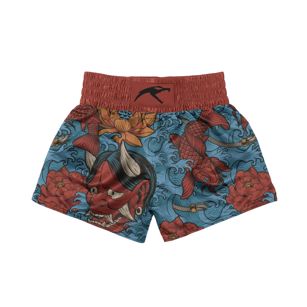 Hannya Wave Muay Thai Shorts - Summo Sports