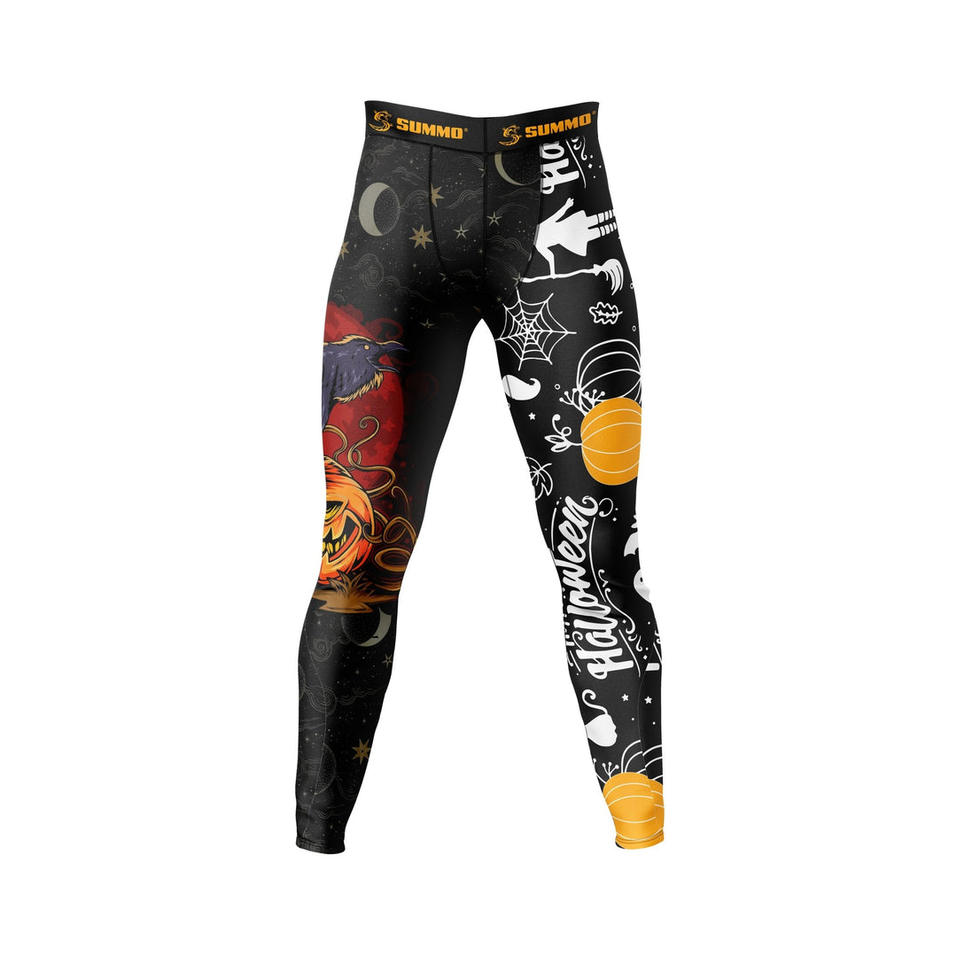 Haunted Crow Compression Pants for Men/Women - Summo Sports