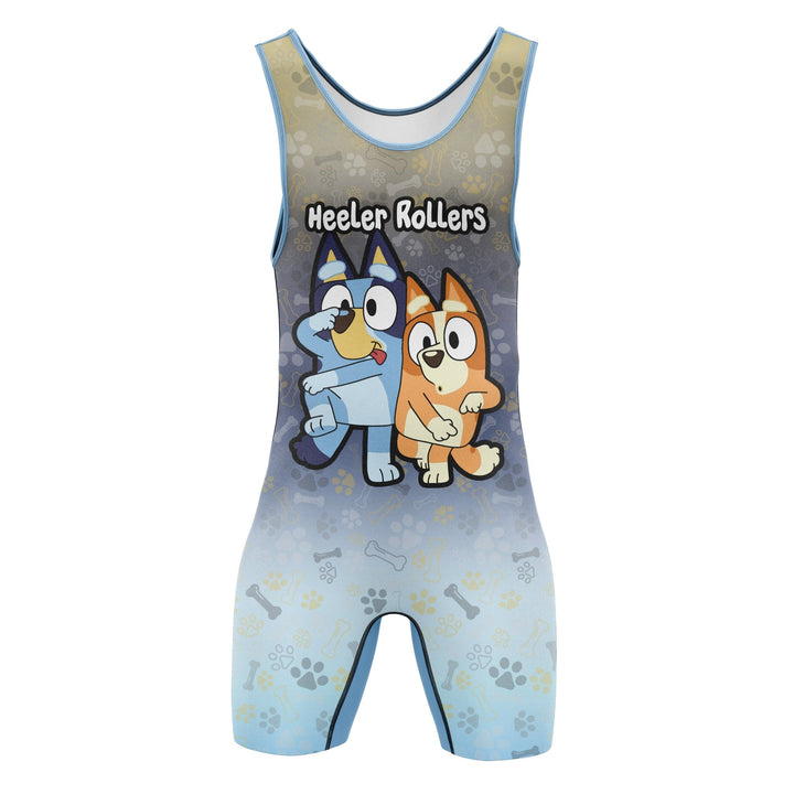 Heeler Rollers Premium Wrestling & BJJ Singlet - Summo Sports