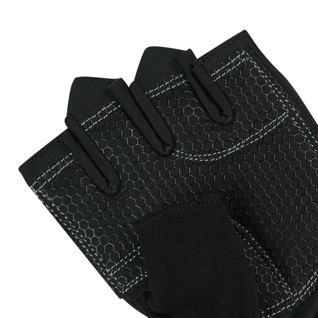 Hex - Grip Vented Black Weightlifting Gloves - Summo Sports