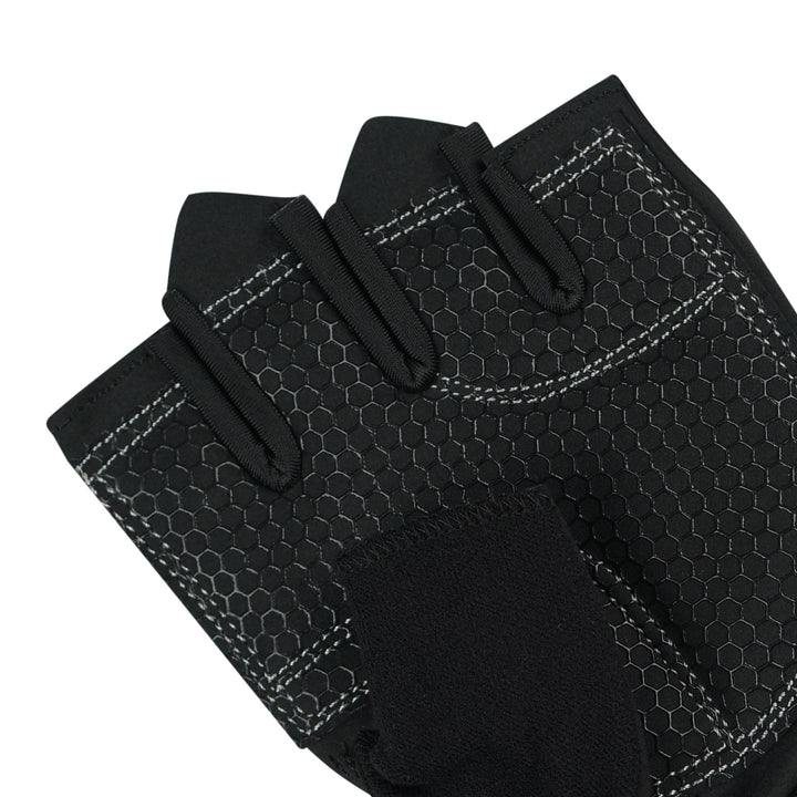 Hex - Grip Vented Black Weightlifting Gloves - Summo Sports