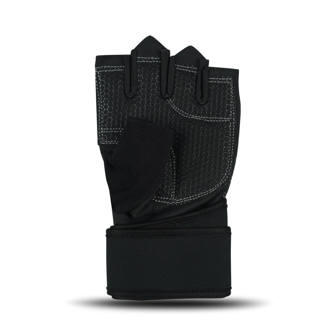 Hex - Grip Vented Black Weightlifting Gloves - Summo Sports