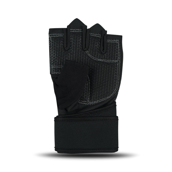 Hex - Grip Vented Black Weightlifting Gloves - Summo Sports