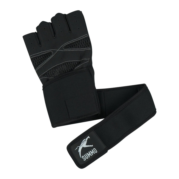 Hex - Grip Vented Black Weightlifting Gloves - Summo Sports