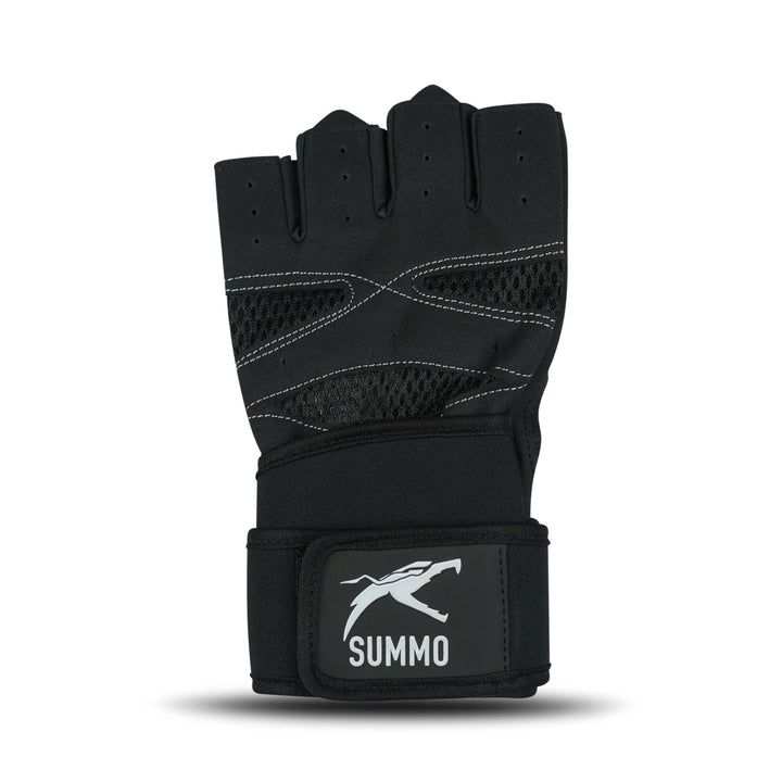 Hex - Grip Vented Black Weightlifting Gloves - Summo Sports