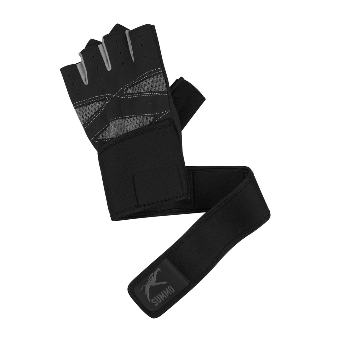 Hex - Grip Vented Grey Weightlifting Gloves - Summo Sports