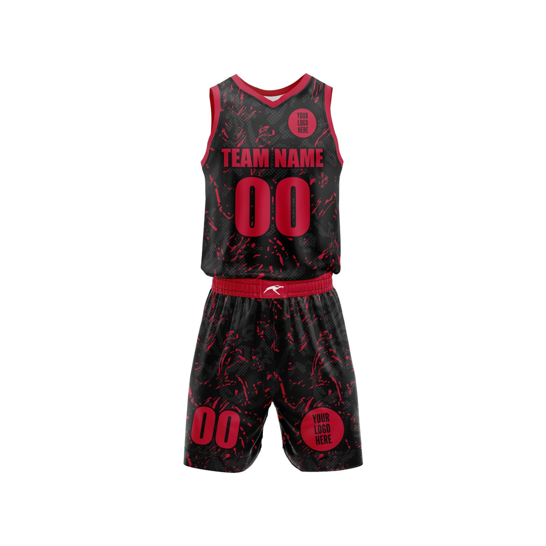 Infernal Ash Custom Basketball Uniform - Summo Sports