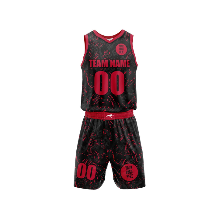 Infernal Ash Custom Basketball Uniform - Summo Sports