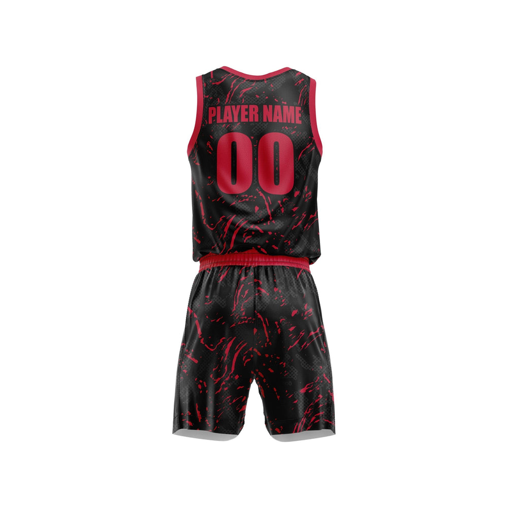 Infernal Ash Custom Basketball Uniform - Summo Sports