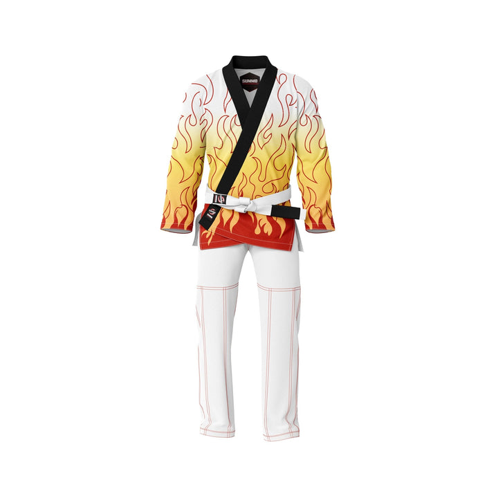 Inferno Blaze All Over Printed BJJ Gi - Summo Sports