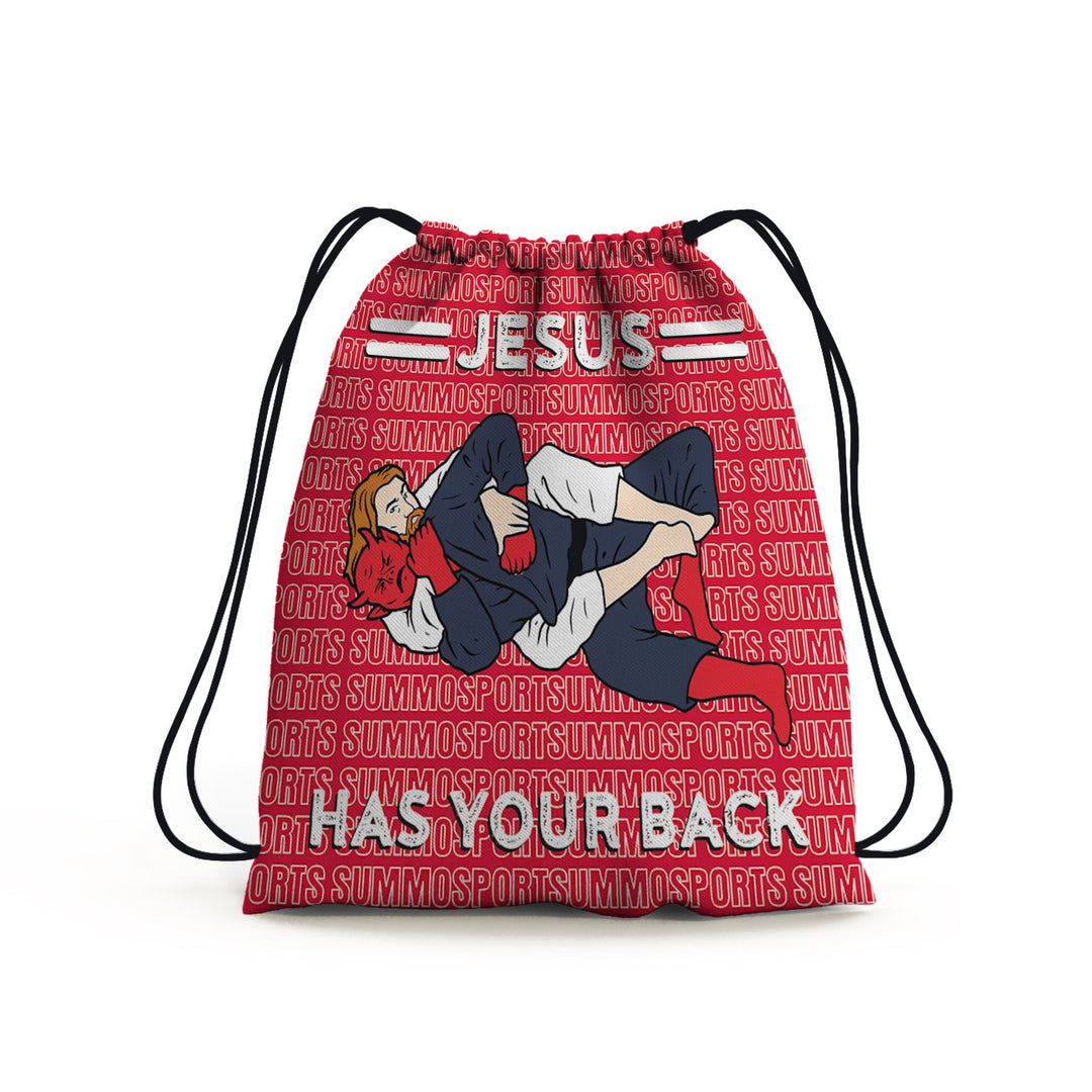 Jesus Drawstring backpack - Summo Sports