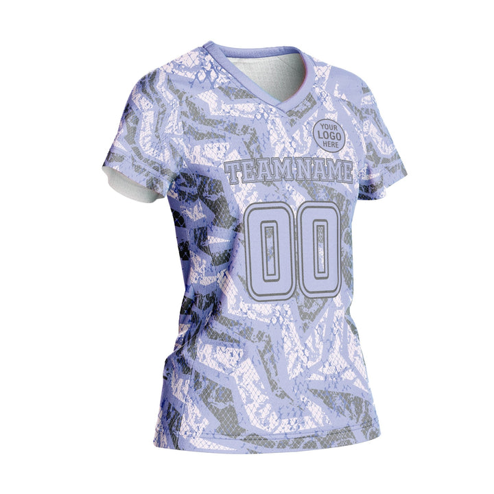 Lavender Scale Custom Volleyball Jersey - Summo Sports