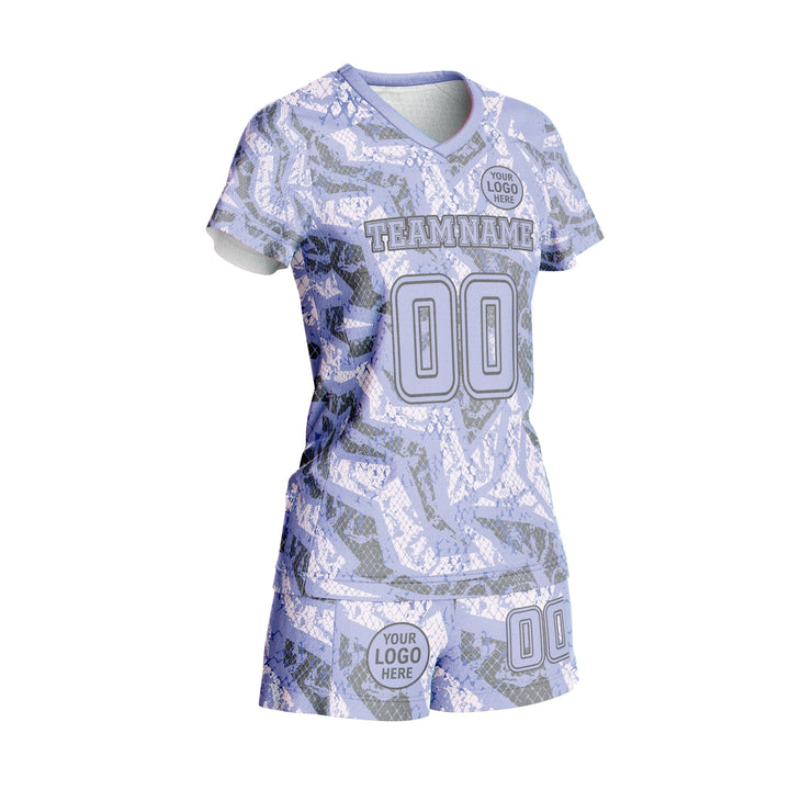 Lavender Scale Custom Volleyball Uniform - Summo Sports