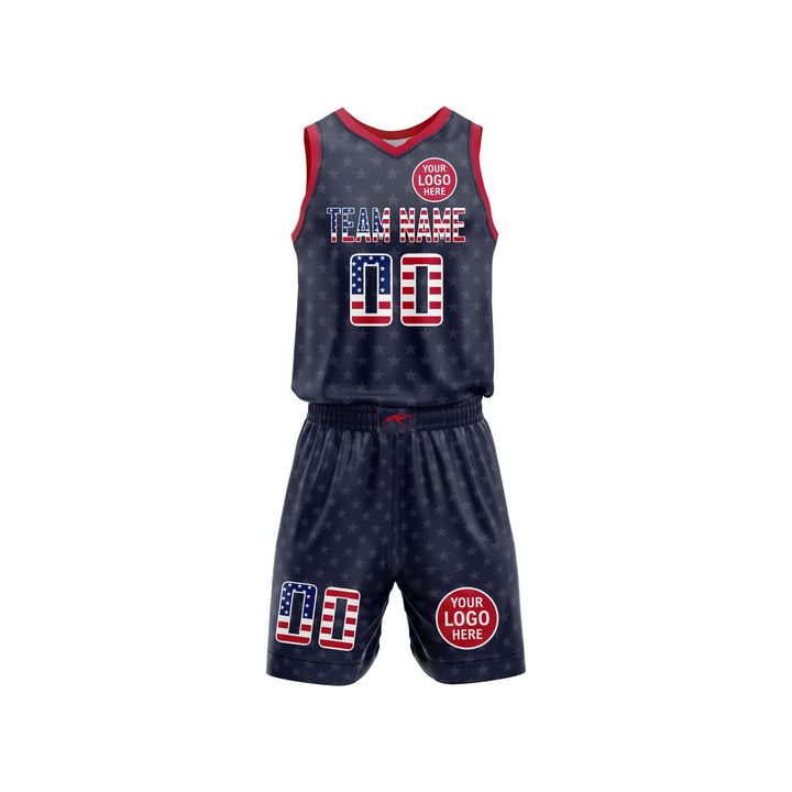Liberty Star Custom Basketball Uniform - Summo Sports