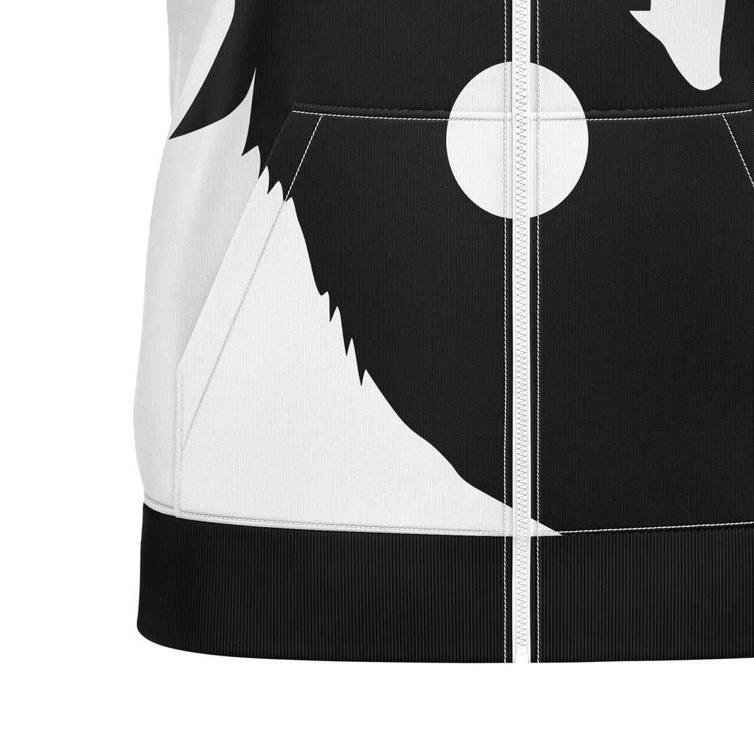Lunar Duality Full - Print Zipper Hoodie For Men/Women - Summo Sports