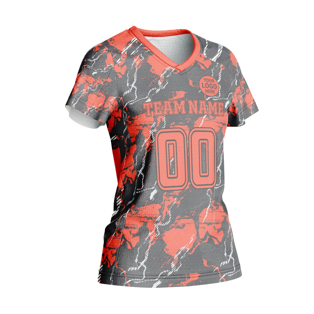 Magma Camo Custom Volleyball Jersey - Summo Sports