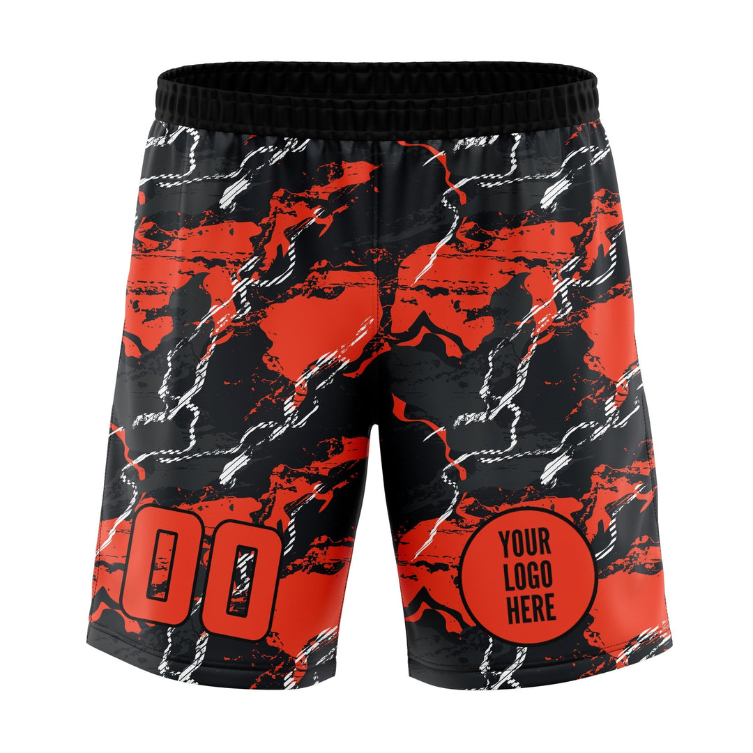 Magma Camo Custom Volleyball Shorts - Summo Sports